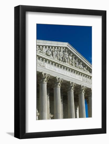 USA, Washington Dc, Us Supreme Court, Exterior-Walter Bibikow-Framed Photographic Print