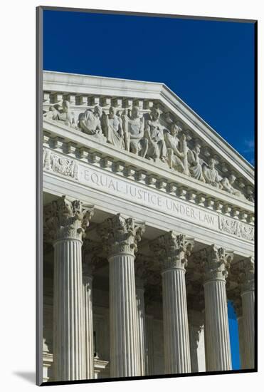 USA, Washington Dc, Us Supreme Court, Exterior-Walter Bibikow-Mounted Photographic Print