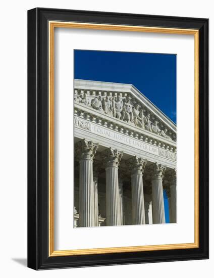 USA, Washington Dc, Us Supreme Court, Exterior-Walter Bibikow-Framed Photographic Print