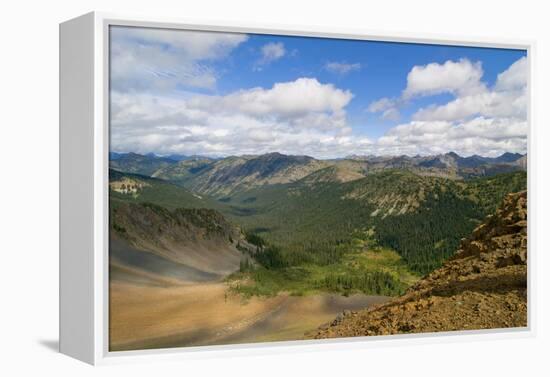 USA, Washington, North Cascades NP. View from the Pacific Crest Trail.-Steve Kazlowski-Framed Premier Image Canvas