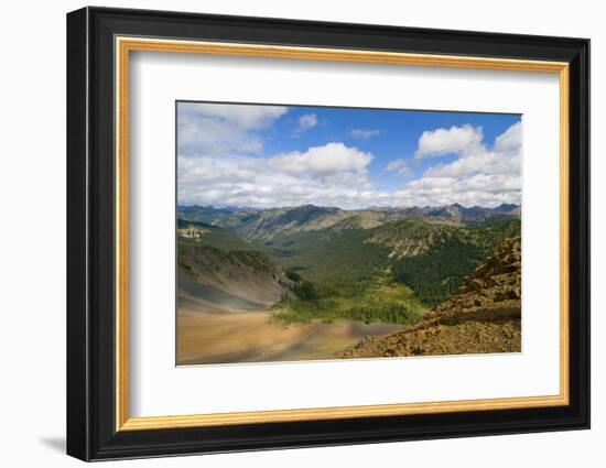 USA, Washington, North Cascades NP. View from the Pacific Crest Trail.-Steve Kazlowski-Framed Photographic Print