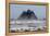 USA. Washington, Olympic NP. Sea stacks along the coast at Cape Alava.-Steve Kazlowski-Framed Premier Image Canvas