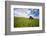 USA, Washington, Palouse. Old, Red Barn in Field of Chickpeas (Pr)-Terry Eggers-Framed Photographic Print