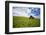 USA, Washington, Palouse. Old, Red Barn in Field of Chickpeas (Pr)-Terry Eggers-Framed Photographic Print