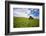 USA, Washington, Palouse. Old, Red Barn in Field of Chickpeas (Pr)-Terry Eggers-Framed Photographic Print