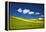 USA, Washington, Palouse. Rolling Hills Covered by Canola and Peas-Terry Eggers-Framed Premier Image Canvas