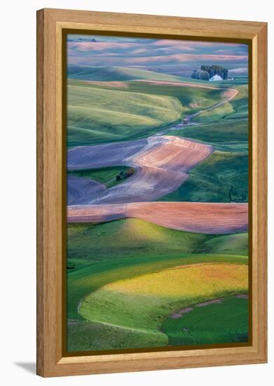 USA, Washington. Patterns and Colors of the Palouse Region-Jaynes Gallery-Framed Premier Image Canvas