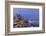 USA, Washington, Seattle. Night Time Skyline from Pier 66-Brent Bergherm-Framed Photographic Print