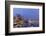 USA, Washington, Seattle. Night Time Skyline from Pier 66-Brent Bergherm-Framed Photographic Print