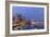 USA, Washington, Seattle. Night Time Skyline from Pier 66-Brent Bergherm-Framed Photographic Print