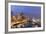 USA, Washington, Seattle. Night Time Skyline from Pier 66-Brent Bergherm-Framed Photographic Print