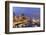 USA, Washington, Seattle. Night Time Skyline from Pier 66-Brent Bergherm-Framed Photographic Print