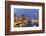 USA, Washington, Seattle. Night Time Skyline from Pier 66-Brent Bergherm-Framed Photographic Print