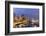 USA, Washington, Seattle. Night Time Skyline from Pier 66-Brent Bergherm-Framed Photographic Print