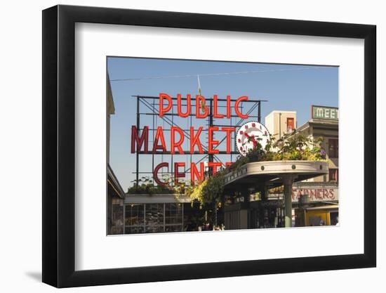 USA, Washington, Seattle. Pike Place Market Built in 1907-Trish Drury-Framed Photographic Print