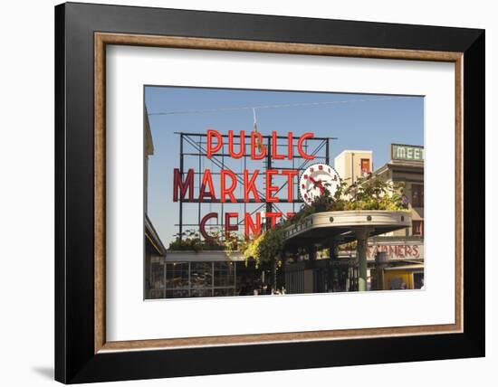 USA, Washington, Seattle. Pike Place Market Built in 1907-Trish Drury-Framed Photographic Print