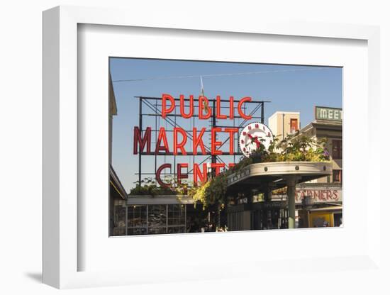 USA, Washington, Seattle. Pike Place Market Built in 1907-Trish Drury-Framed Photographic Print