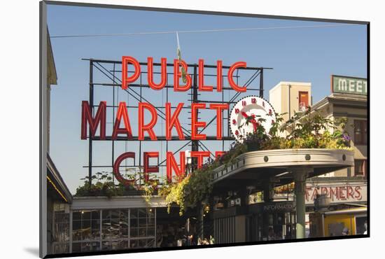 USA, Washington, Seattle. Pike Place Market Built in 1907-Trish Drury-Mounted Photographic Print