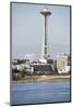 USA, Washington, Seattle. Space Needle with Olympic Sculpture Park-Trish Drury-Mounted Photographic Print