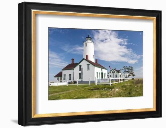 USA, Washington, Sequim, Dungeness Spit. Dungeness Spit Lighthouse-Trish Drury-Framed Photographic Print