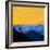 USA, Washington State. A backpacker descending from the Skyline Divide at sunset.-Gary Luhm-Framed Photographic Print