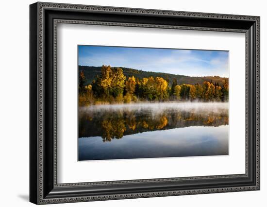 USA, Washington State, Cle Elum. Fall color by a pond in Central Washington.-Richard Duval-Framed Photographic Print