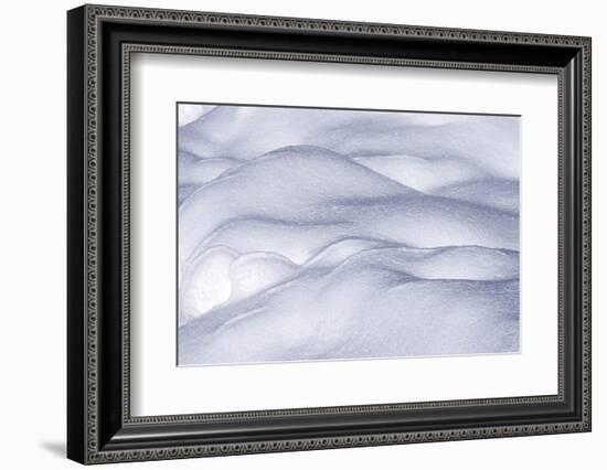 USA, Washington State, Cle Elum, Kittitas County. Snow mounds in winter.-Julie Eggers-Framed Photographic Print