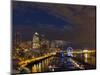 USA, Washington State, King County, Downtown Seattle, from Pier 61 overview.-Brent Bergherm-Mounted Photographic Print