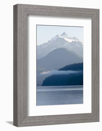 USA, Washington State. Morning calm Baker Lake under Mt. Shuksan-Trish Drury-Framed Photographic Print