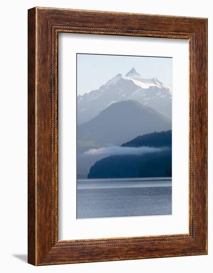 USA, Washington State. Morning calm Baker Lake under Mt. Shuksan-Trish Drury-Framed Photographic Print