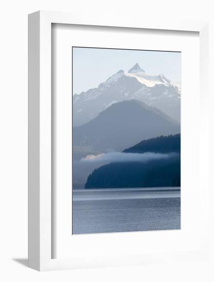 USA, Washington State. Morning calm Baker Lake under Mt. Shuksan-Trish Drury-Framed Photographic Print