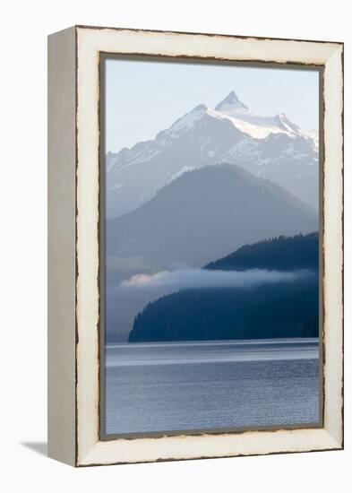 USA, Washington State. Morning calm Baker Lake under Mt. Shuksan-Trish Drury-Framed Premier Image Canvas