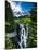 USA, Washington State, Mount Rainier National Park, Mount Rainier, waterfall-George Theodore-Mounted Photographic Print