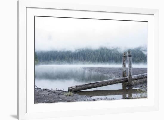 USA, Washington State, Mt. Baker Snoqualmie National Forest. Morning fog Horseshoe Cove Campground -Trish Drury-Framed Photographic Print