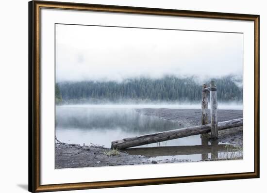 USA, Washington State, Mt. Baker Snoqualmie National Forest. Morning fog Horseshoe Cove Campground -Trish Drury-Framed Photographic Print