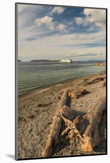 USA, Washington State, Mukilteo. Ferry to Whidbey Island on the Puget Sound-Richard Duval-Mounted Photographic Print