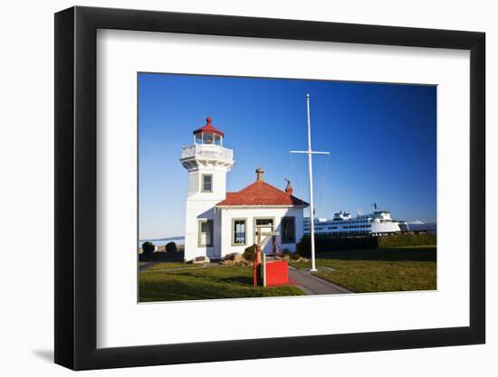 USA, Washington State, Mukilteo, Mukilteo Lighthouse-Terry Eggers-Framed Photographic Print