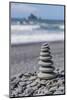 USA, Washington State, Olympic National Park. Stacked beach rocks.-Jaynes Gallery-Mounted Photographic Print