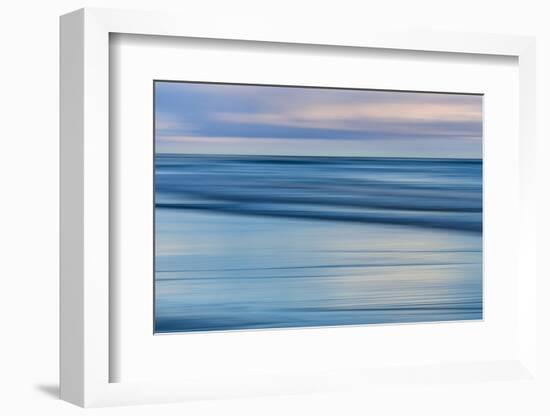 USA, Washington State, Olympic Peninsula. Panned ocean landscape.-Yuri Choufour-Framed Photographic Print