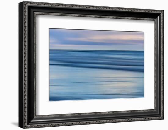 USA, Washington State, Olympic Peninsula. Panned ocean landscape.-Yuri Choufour-Framed Photographic Print