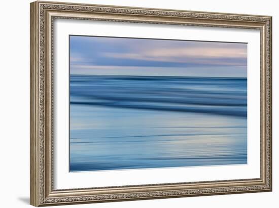 USA, Washington State, Olympic Peninsula. Panned ocean landscape.-Yuri Choufour-Framed Photographic Print