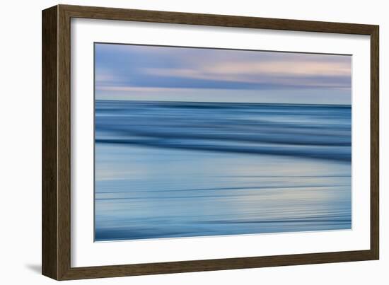 USA, Washington State, Olympic Peninsula. Panned ocean landscape.-Yuri Choufour-Framed Photographic Print