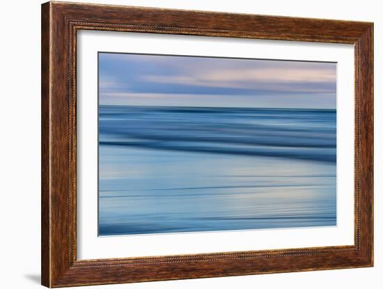 USA, Washington State, Olympic Peninsula. Panned ocean landscape.-Yuri Choufour-Framed Photographic Print