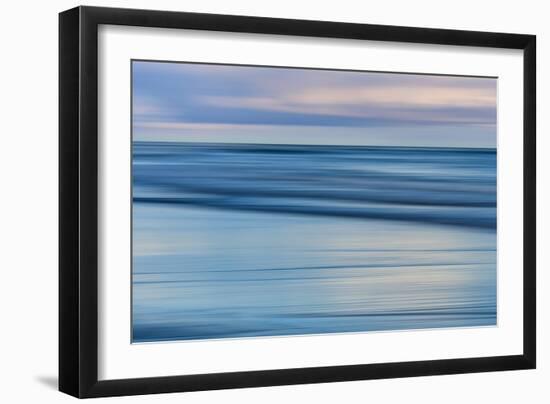 USA, Washington State, Olympic Peninsula. Panned ocean landscape.-Yuri Choufour-Framed Photographic Print