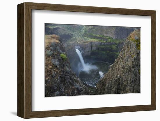 USA. Washington State. Palouse Falls in the spring, at Palouse Falls State Park.-Gary Luhm-Framed Photographic Print