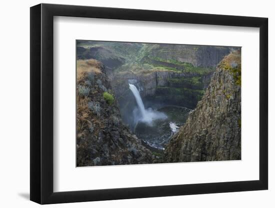 USA. Washington State. Palouse Falls in the spring, at Palouse Falls State Park.-Gary Luhm-Framed Photographic Print