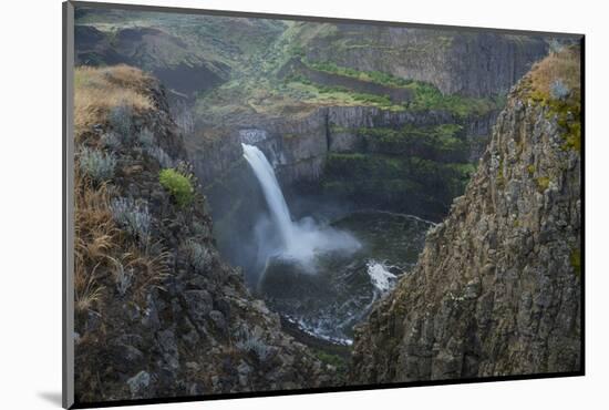 USA. Washington State. Palouse Falls in the spring, at Palouse Falls State Park.-Gary Luhm-Mounted Photographic Print
