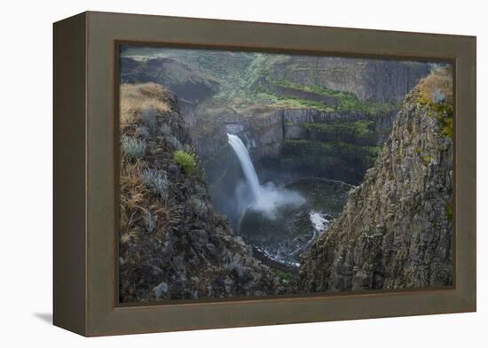 USA. Washington State. Palouse Falls in the spring, at Palouse Falls State Park.-Gary Luhm-Framed Premier Image Canvas