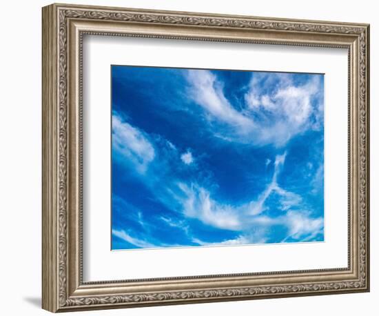USA, Washington State, Palouse with blue sky and dramatic cloud formation-Sylvia Gulin-Framed Photographic Print