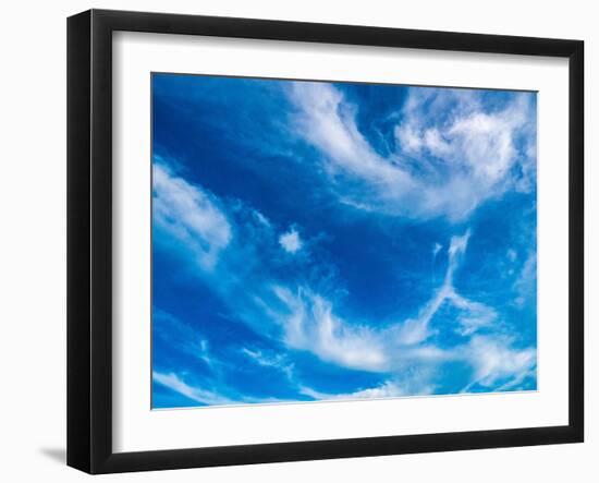 USA, Washington State, Palouse with blue sky and dramatic cloud formation-Sylvia Gulin-Framed Photographic Print